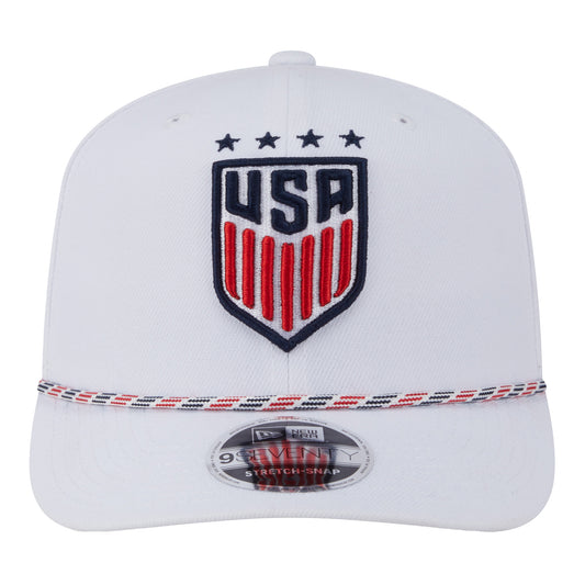 Adult New Era USWNT 9Seventy Rope White Hat