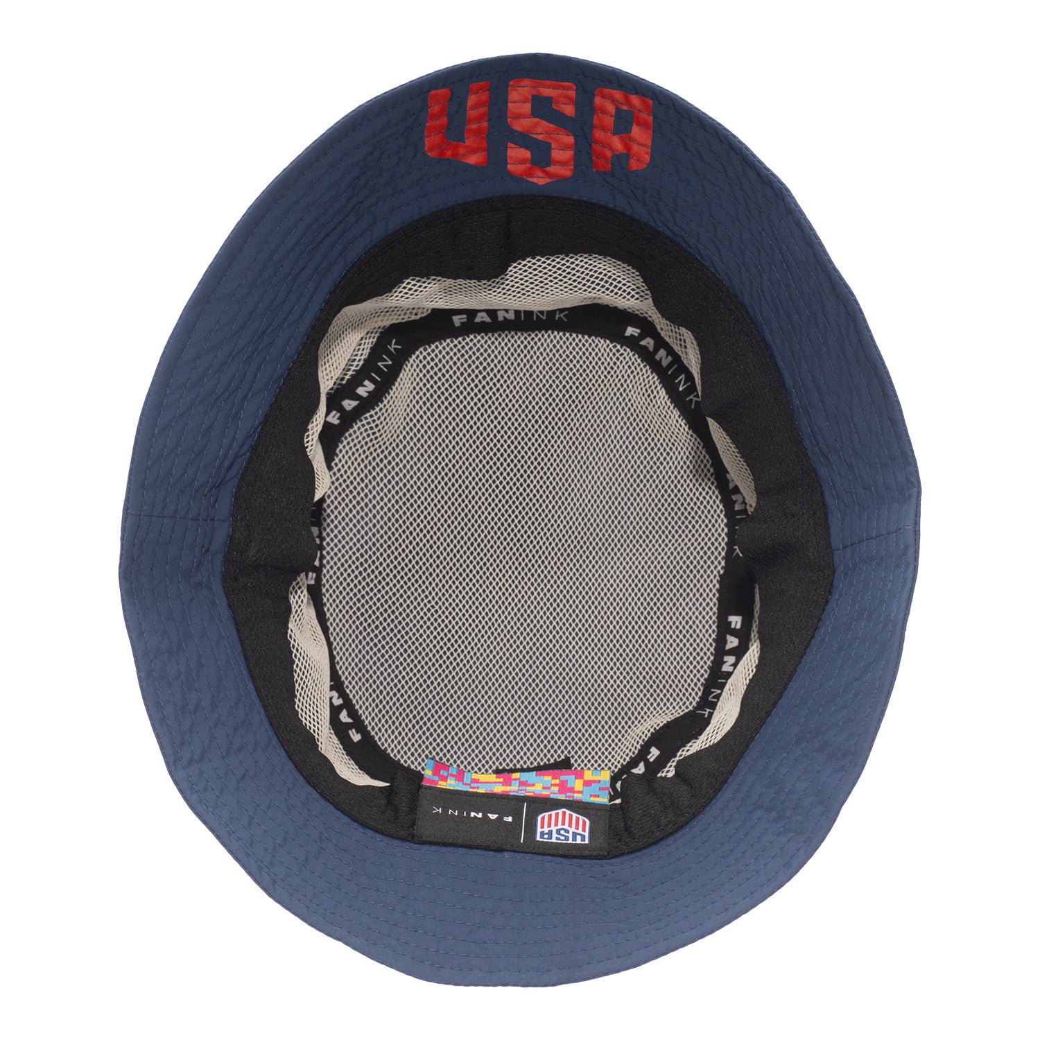 Adult Fan Ink USWNT Whitewater Navy Bucket Hat