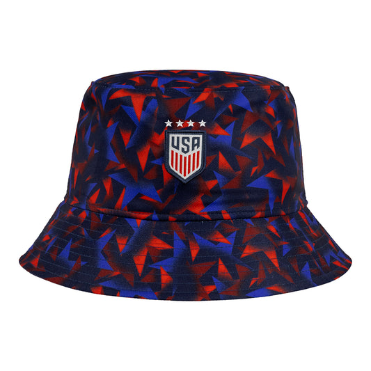 Adult Nike USWNT AOP Star Navy Bucket Hat