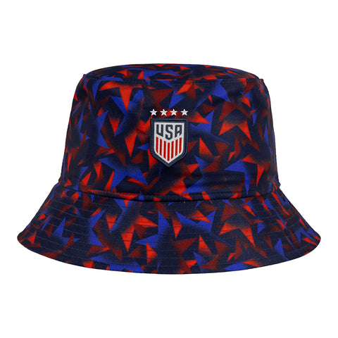 Adult Nike USWNT AOP Star Navy Bucket Hat Official Soccer Store