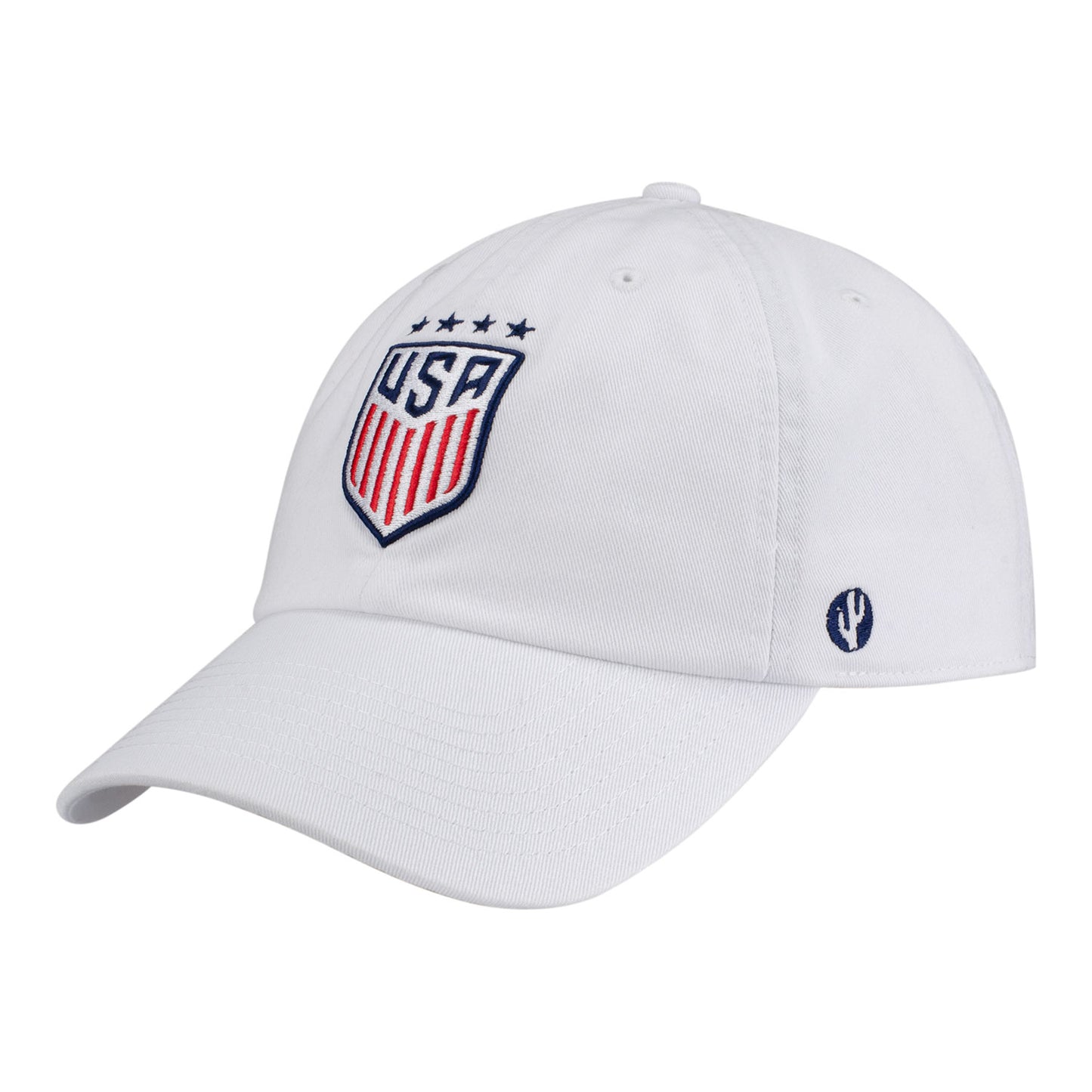 Unisex Desert Cactus USWNT White Adjustable Hat