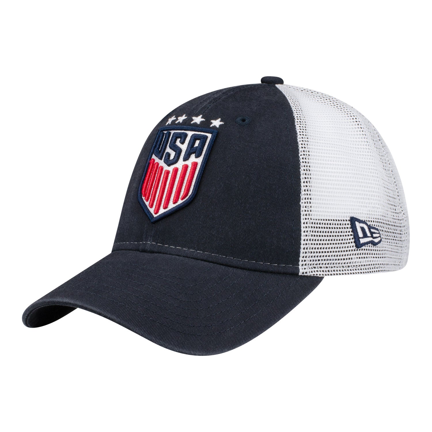 Adult New Era USWNT 9Forty Timeless Navy Trucker Hat