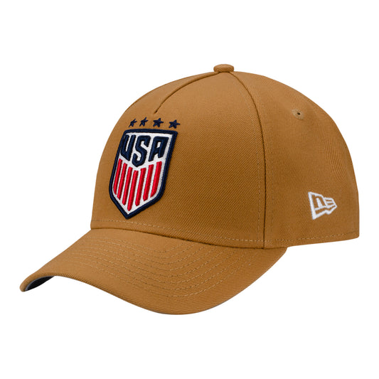 New Era 9Forty M Crown USWNT Crest Light Bronze Hat