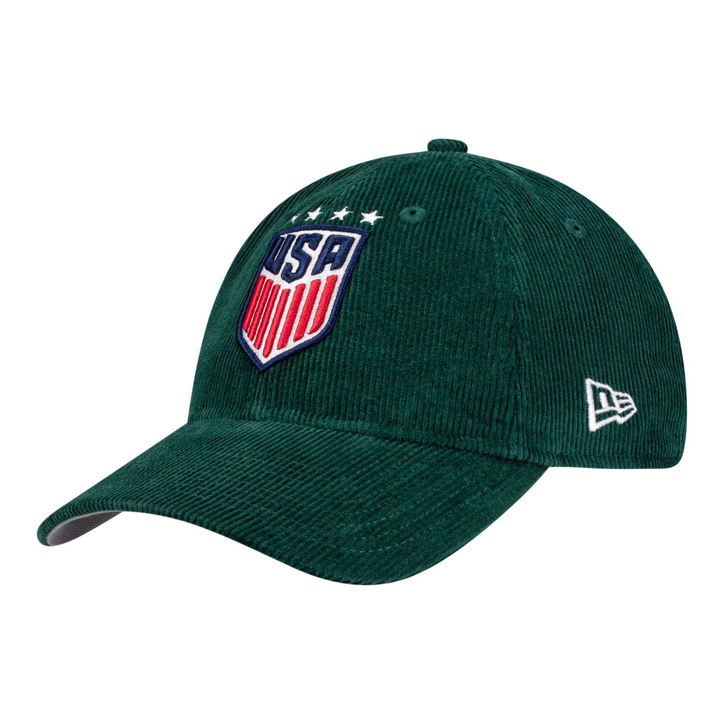 Adult USWNT New Era 9Twenty Dark Green Corduroy Hat
