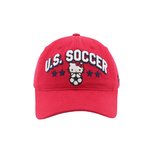 Unisex Zephyr U.S. Soccer Hello Kitty Red Adjustable Hat