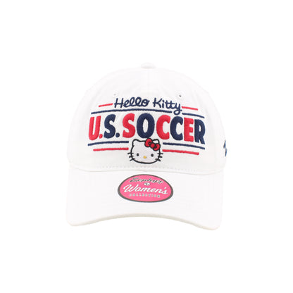 Unisex Zephyr USWNT Hello Kitty White Adjustable Hat