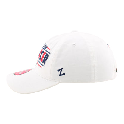Unisex Zephyr USWNT Hello Kitty White Adjustable Hat