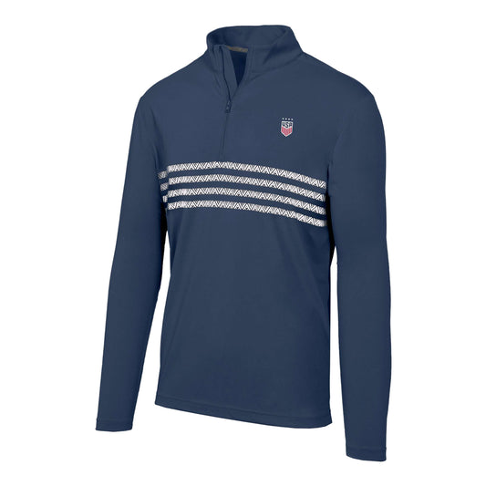 Men's Levelwear USWNT Asher Navy 1/4 Zip