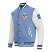 Unisex Pro Standard USWNT Varsity Blues Denim Jacket