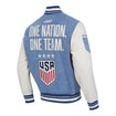 Unisex Pro Standard USWNT Varsity Blues Denim Jacket