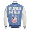 Unisex Pro Standard USWNT Varsity Blues Denim Jacket