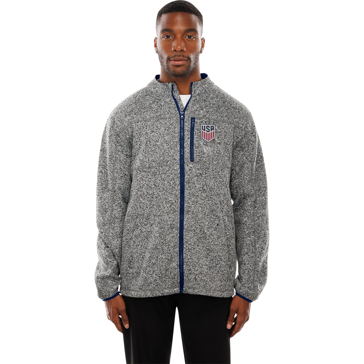 Unisex USWNT New Era Mock Neck Full Zip Jacket