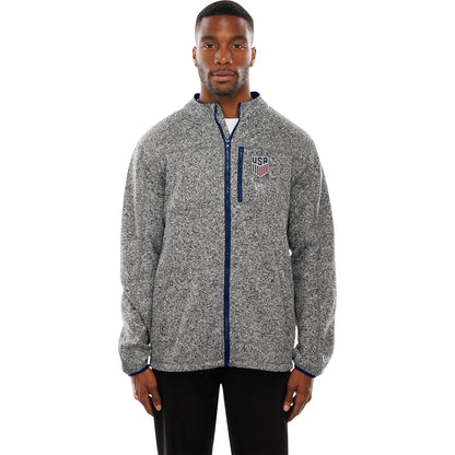 Unisex USWNT New Era Mock Neck Full Zip Jacket