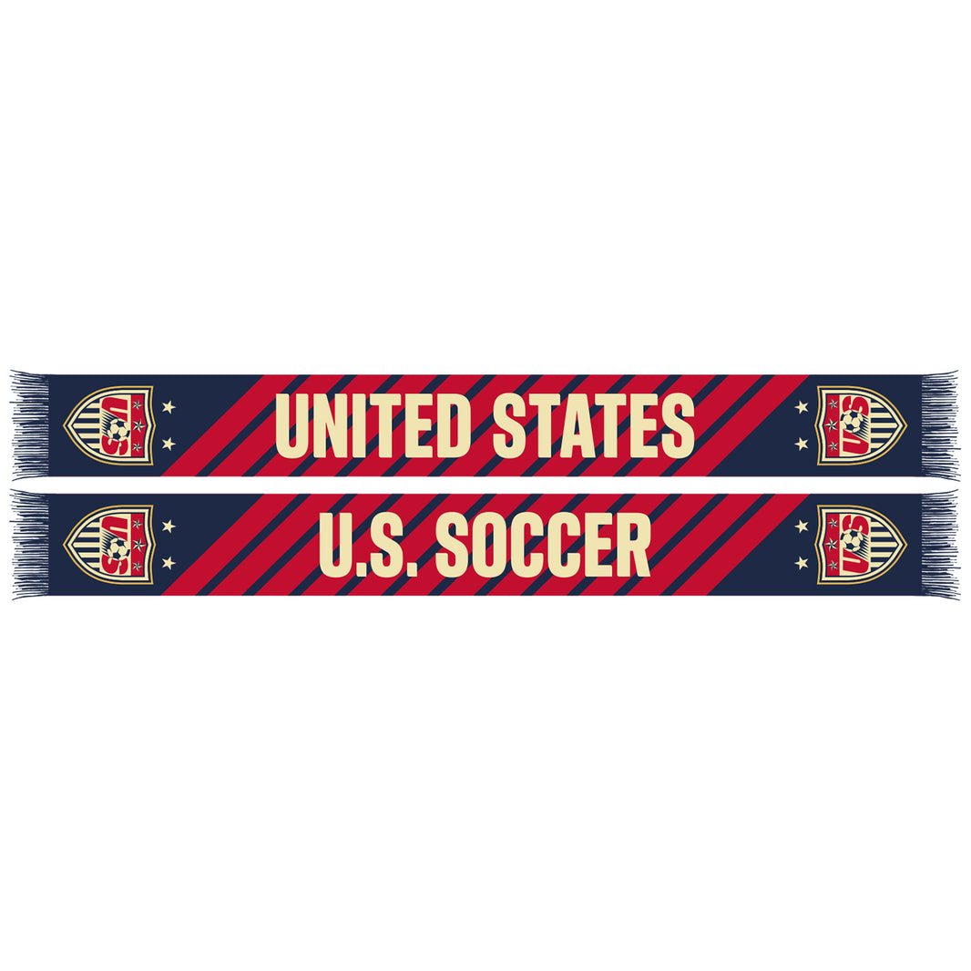 Lithuania Soccer Scarf - Double-Sided Knit With Vytis Crest