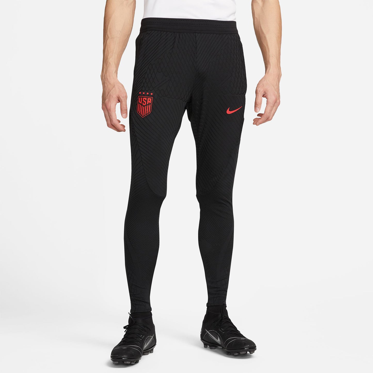 Men's Nike USWNT Strike Elite Black Pants - Front View