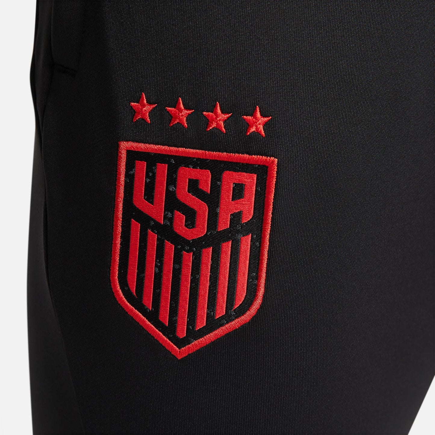 Men's Nike USWNT 2023 Strike Black Pants - Badge View