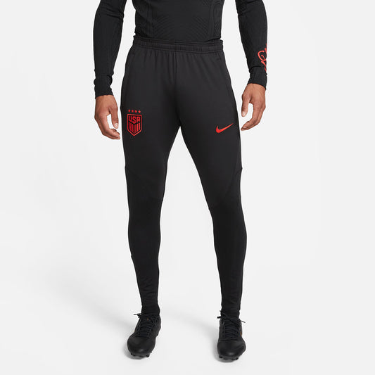 Men's Nike USWNT Strike Black Pants - Front View