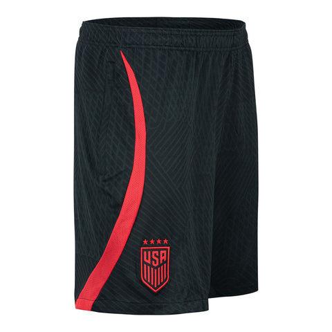 Men's Nike USWNT Strike Black Shorts - Side View