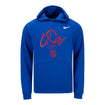 Men's Nike USWNT Script Royal Hoodie in Blue - Front View