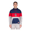 Men's New Era USWNT Tri-Color Hoodie - Front View