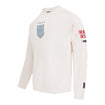 Unisex Pro Standard USWNT Varsity Blues Cream Crewneck