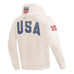 Unisex Pro Standard USWNT Varsity Blues Cream Hoodie