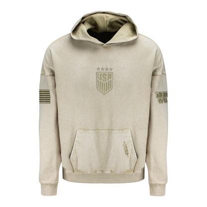 Unisex Pro Standard USWNT Washed Classic Hooded Sweatshirt
