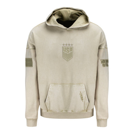 Unisex Pro Standard USWNT Washed Classic Hooded Sweatshirt