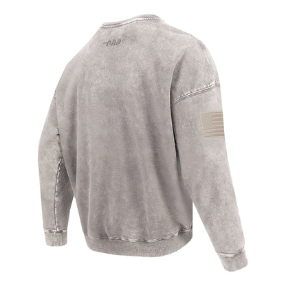 Unisex Pro Standard USWNT  Washed Classic Gray Crewneck Sweatshirt