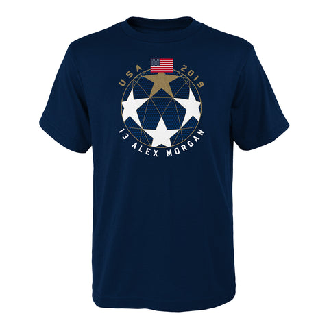 Men's Outerstuff USWNT Morgan 2019 Navy Tee