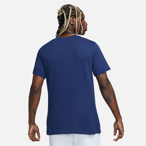 Men's Nike USWNT Crest Blue Tee - Back View