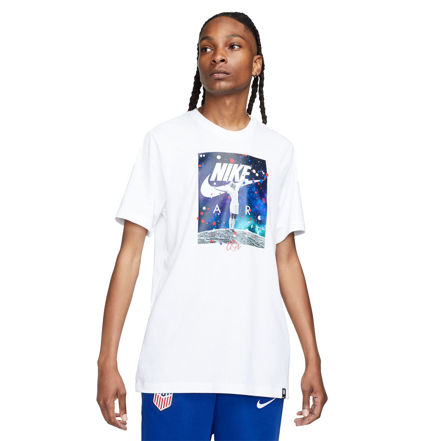 Men's Nike WNT Rapinoe Photo White Tee - Official U.S. Soccer Store
