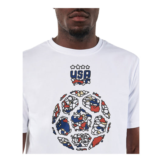 Men's Round 21 USWNT Our Time White Tee - Front View