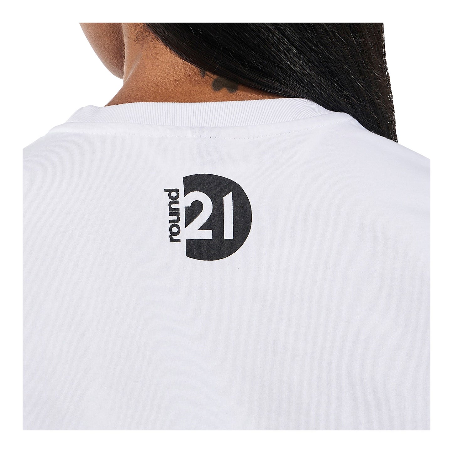Men's Round 21 USWNT Our Time White Tee - Back View
