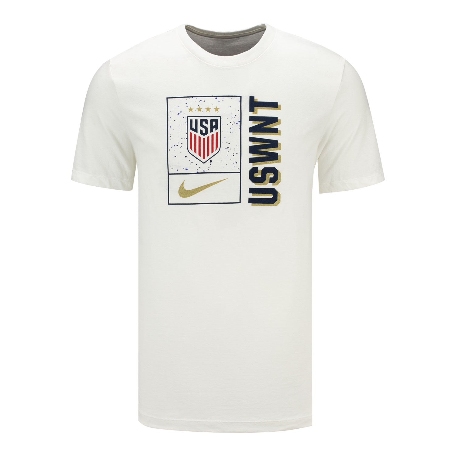 Men's Nike USWNT Core White Tee - Front View