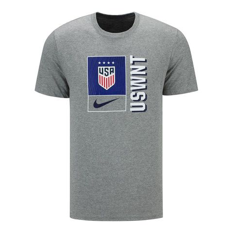 Men's Nike USWNT Core Grey Tee - Front View