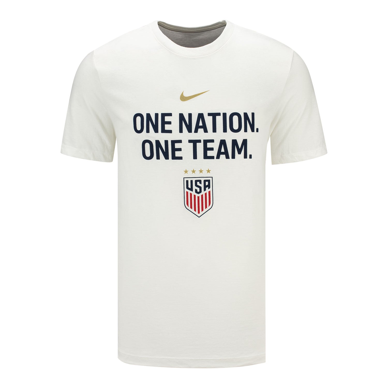 Men's Nike USWNT One Nation One Team White Tee - Front View