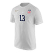 Men's Nike USWNT Classic Morgan White Tee - Front View