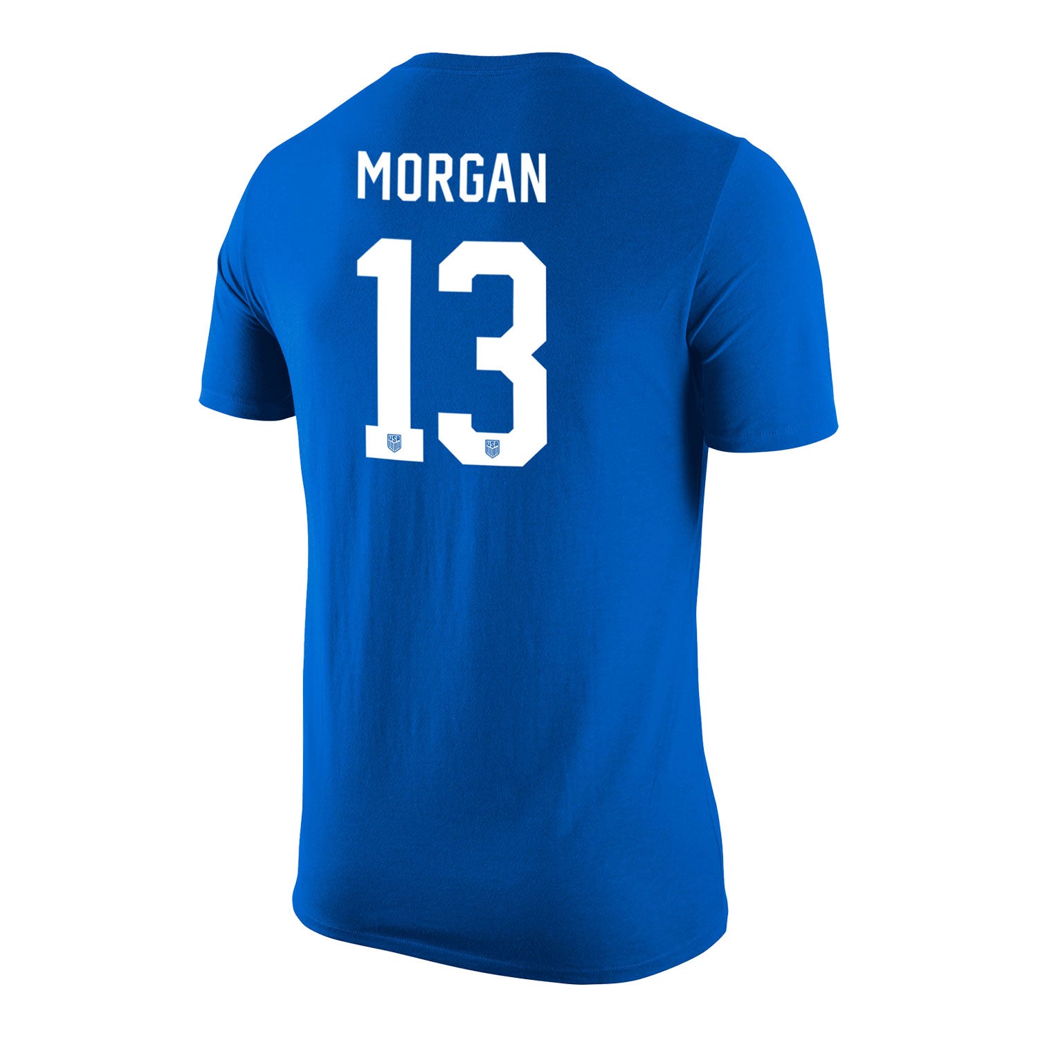 Men's Nike USWNT Classic Morgan Royal Tee - Back View