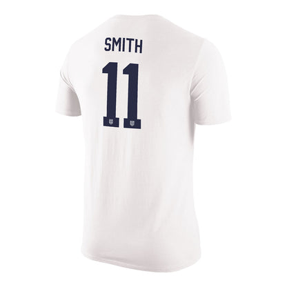 Men's Nike USWNT Classic Smith White Tee - Back View