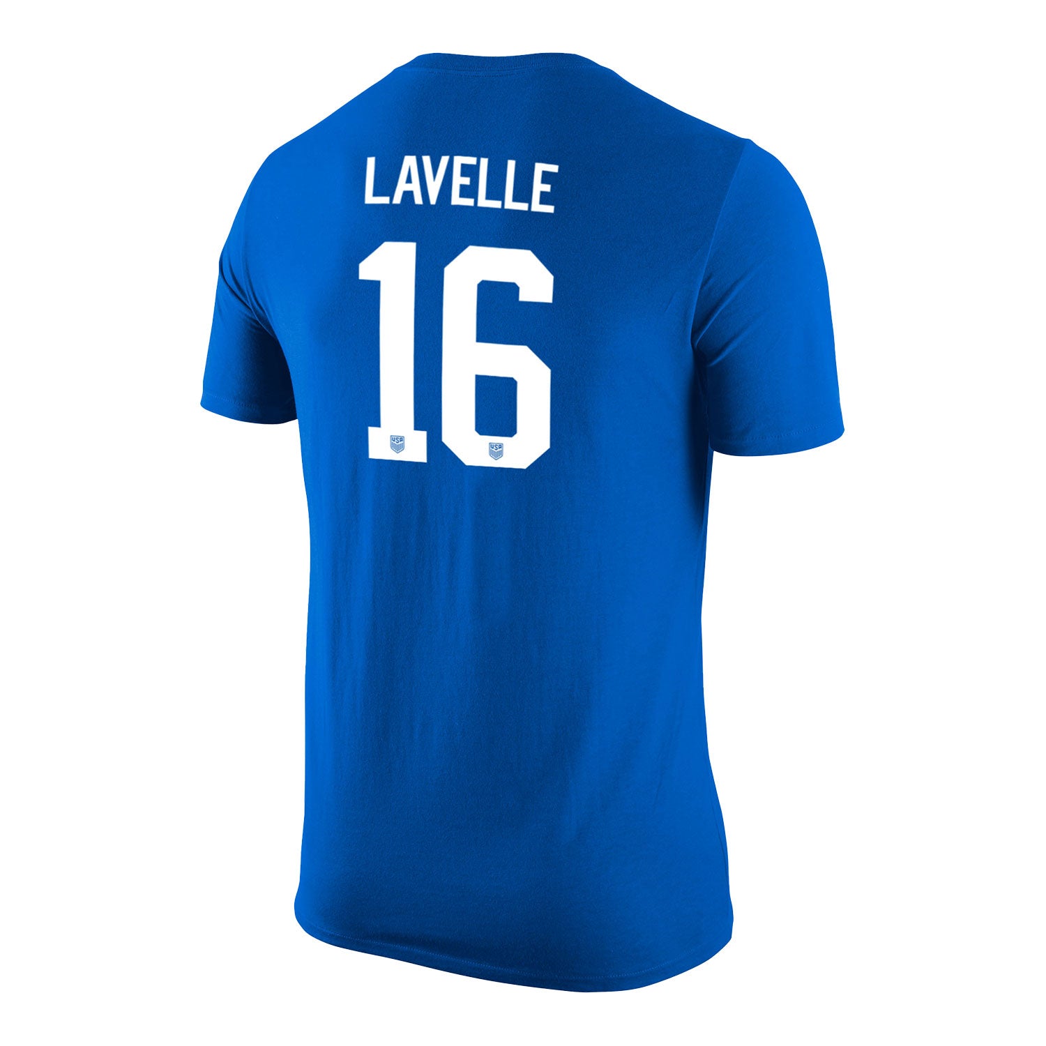 Men's Nike USWNT Classic Lavelle Royal Tee - Back View