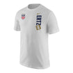 Men's Nike USWNT Vertical Ertz White Tee - Front View