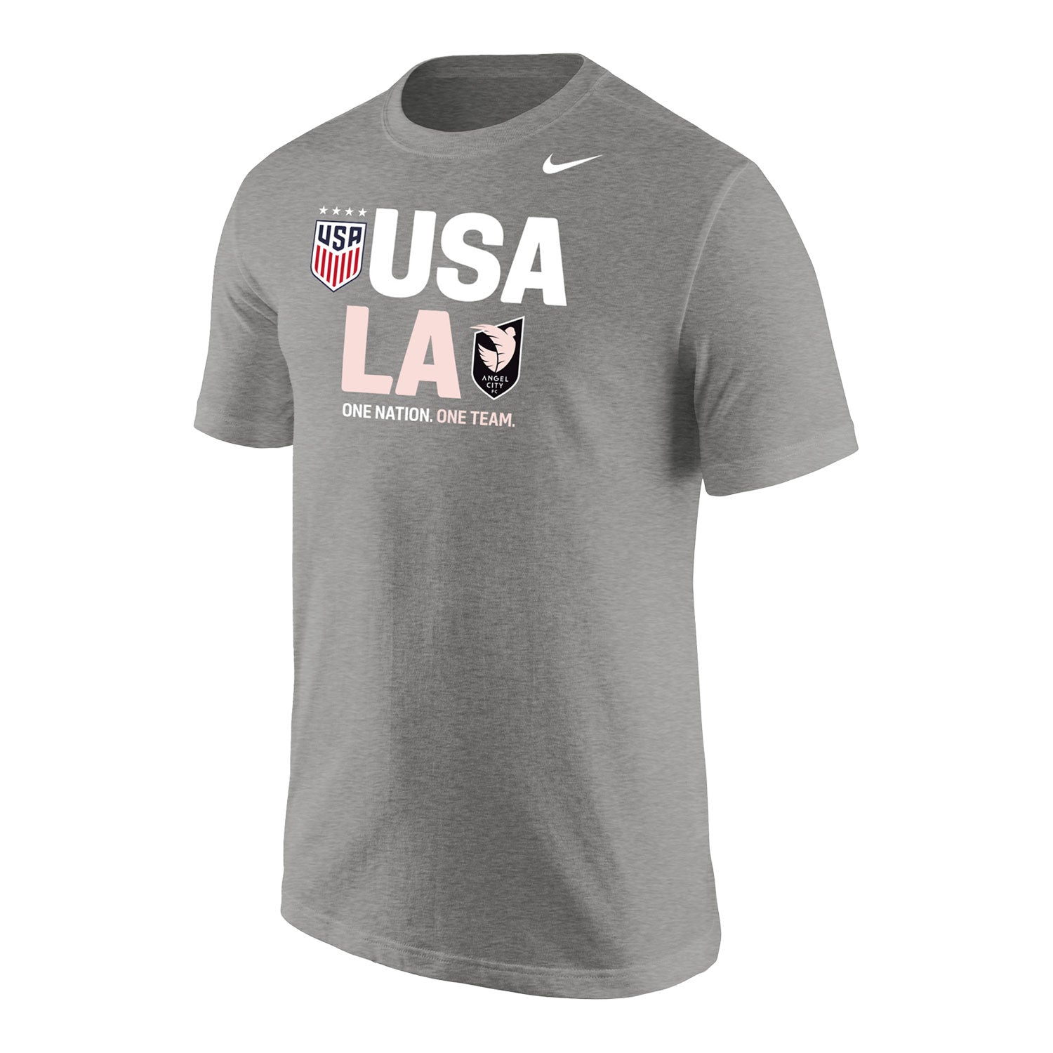 Men's Nike Angel City x USWNT Grey Tee - Front View