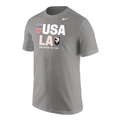 Unisex Nike Angel City x USWNT Grey Tee - Official U.S. Soccer Store