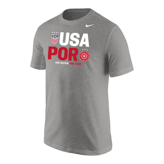 Men's Nike Portland Thorns x USWNT Grey Tee - Front View