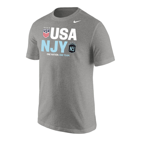 Men's Nike NJ/NY Gotham x USWNT Grey Tee - Front View