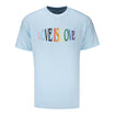 Unisex USWNT Love is Love Pride Blue Tee - Front View