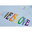 Unisex USWNT Love is Love Pride Blue Tee - Front Detail View