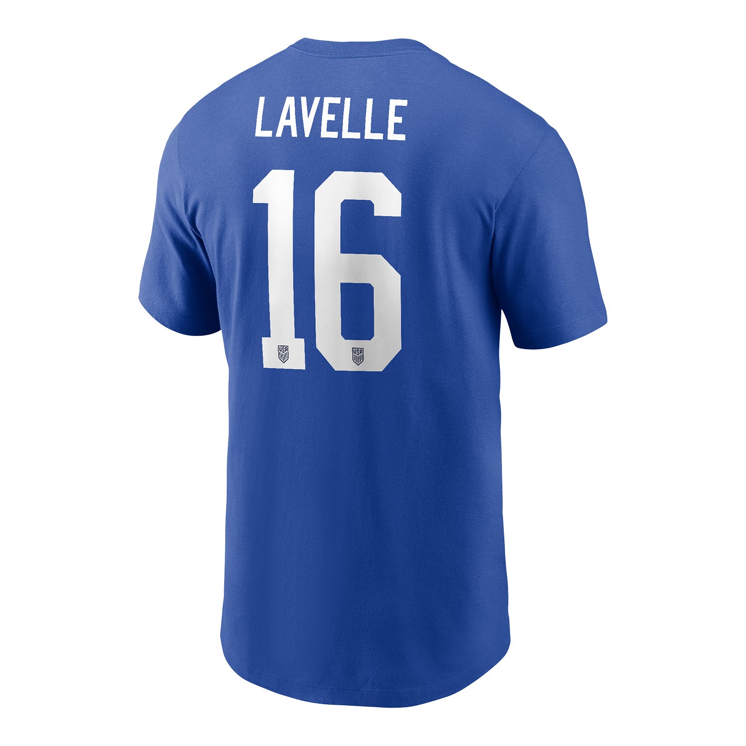 Men's Nike USWNT 2024 Lavelle Royal Tee