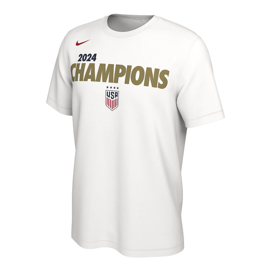 Unisex Nike USWNT 2024 Champions White Tee